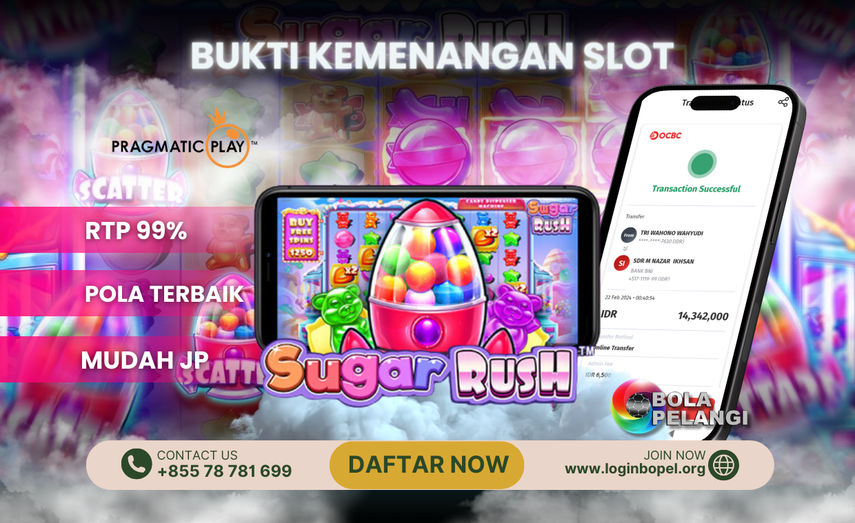 INFO KEMENANGAN SLOT ( Sugar Rush ) 22 Feb 2024