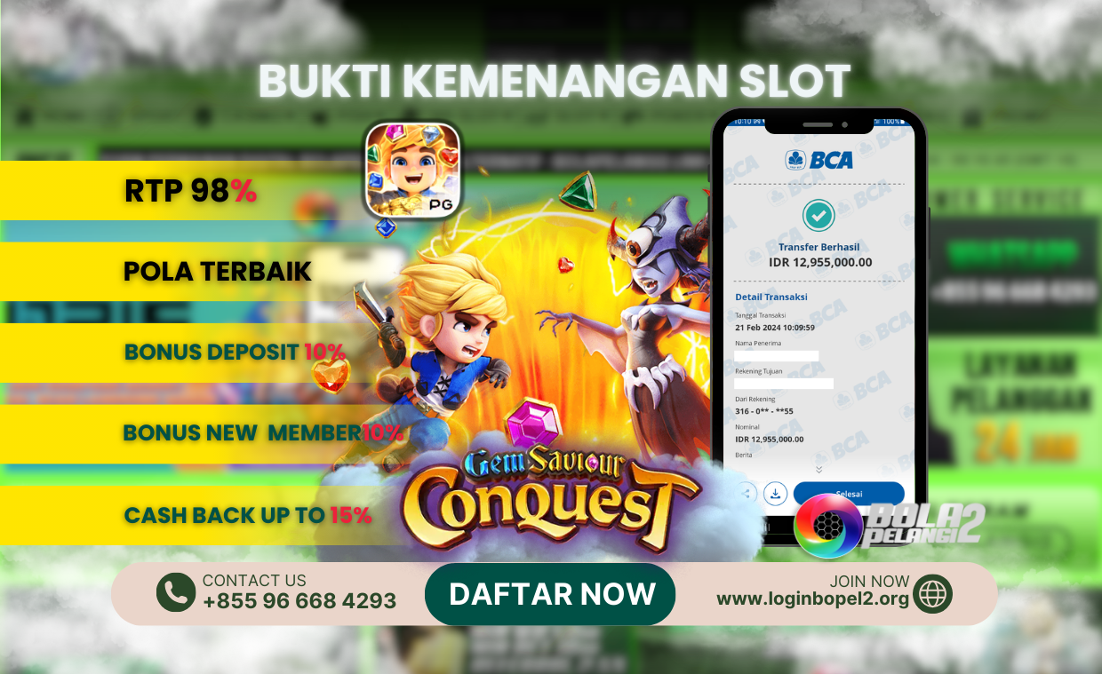 INFO KEMENANGAN SLOT ( Gem Saviour Conquest) 21 Feb 2024