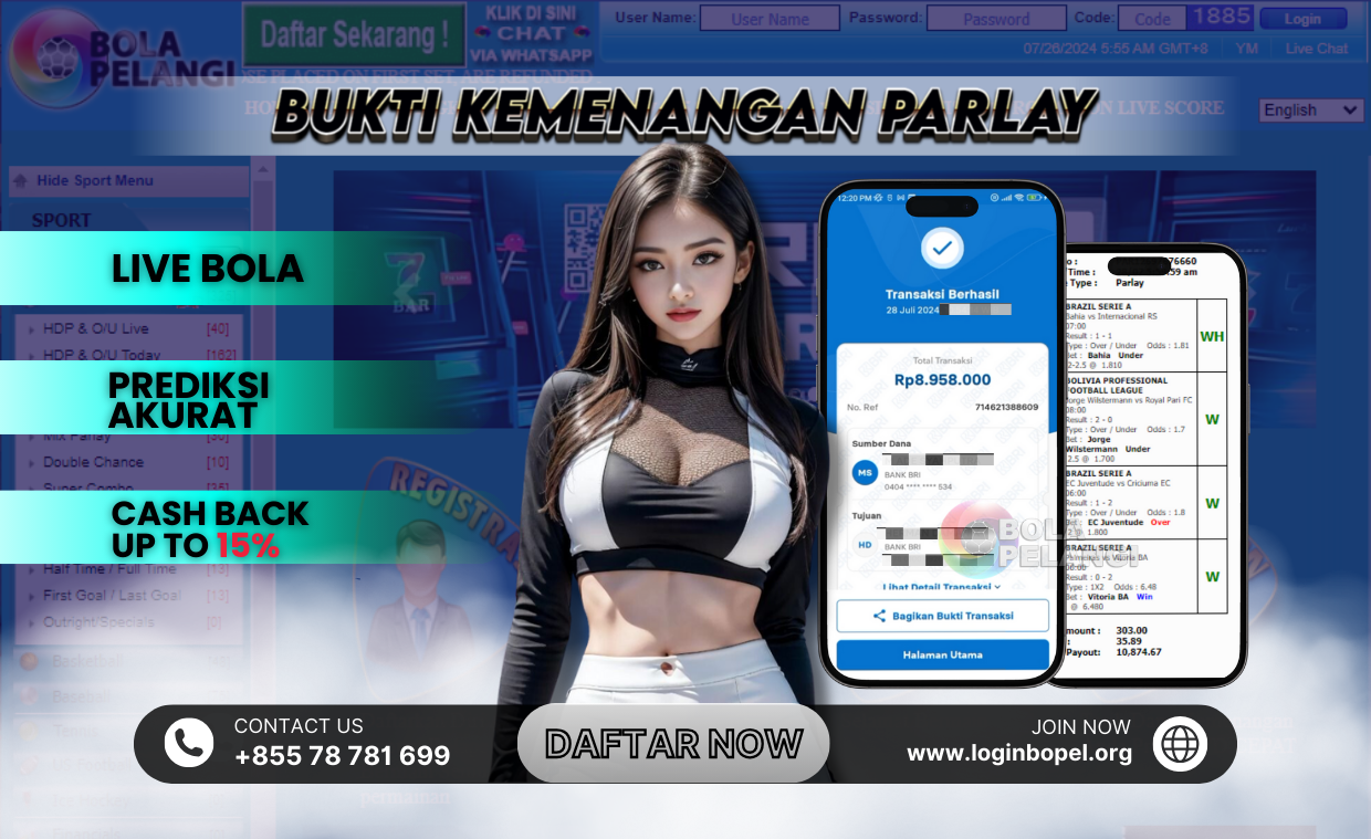 INFO KEMENANGAN PARLAY BOLAPELANGI 28 Jul 2024