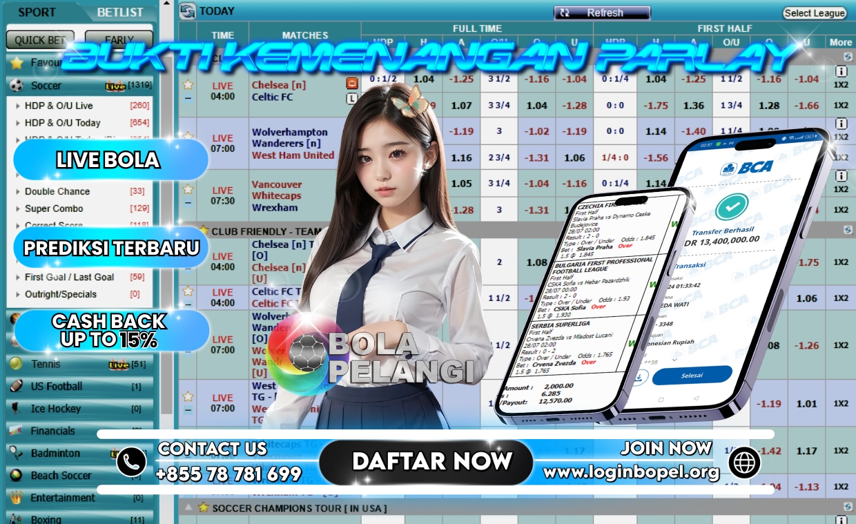 INFO KEMENANGAN PARLAY 27 JULI 2024