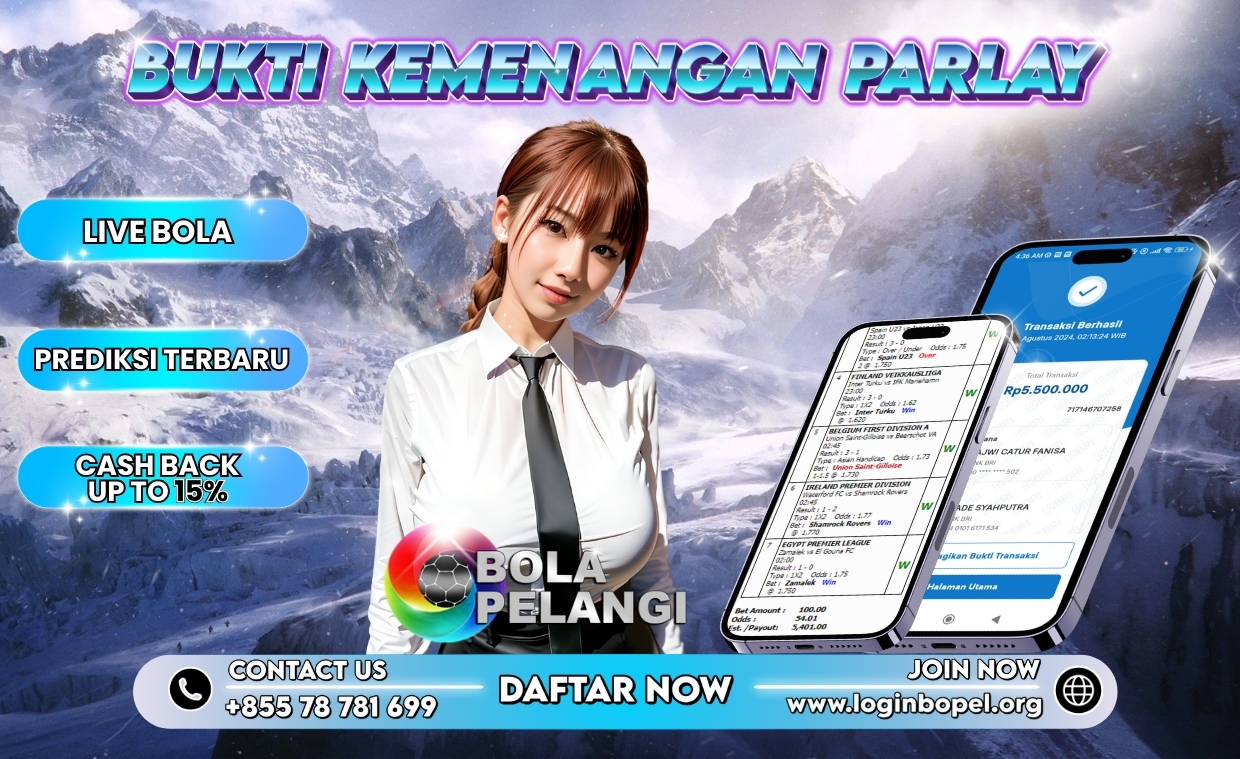 INFO KEMENANGAN PARLAY 02 AGUSTUS 2024