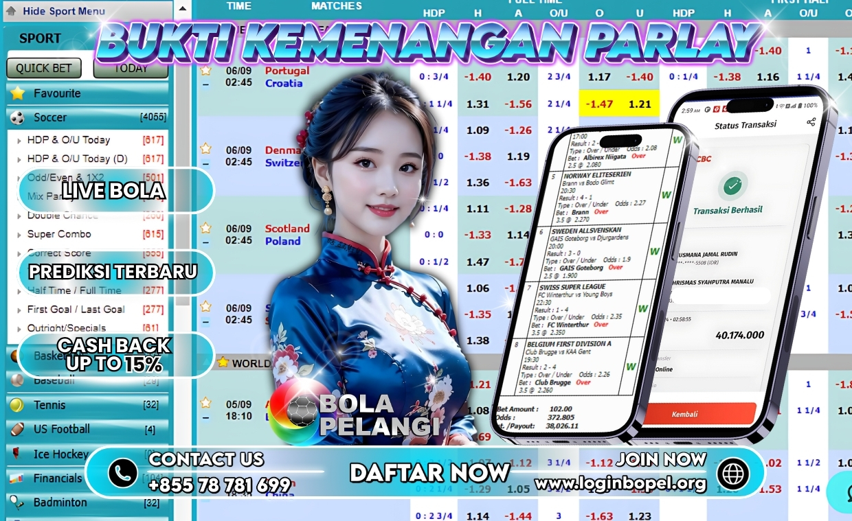 INFO KEMENANGAN PARLAY